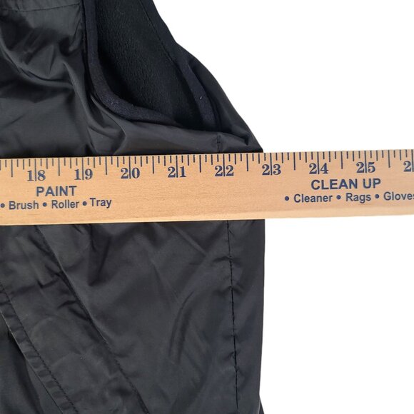 Vintage Polo Sport Vest Men Large Black Jacket Zip Up Reversible Fleece USA Warm - Picture 14 of 15